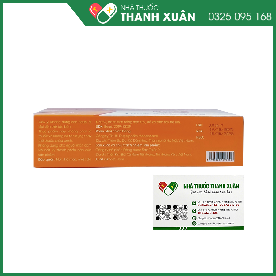 Đại Tràng Bắc Thái viên uống hỗ trợ triệu chứng của rối loạn tiêu hóa, đại tràng co thắt